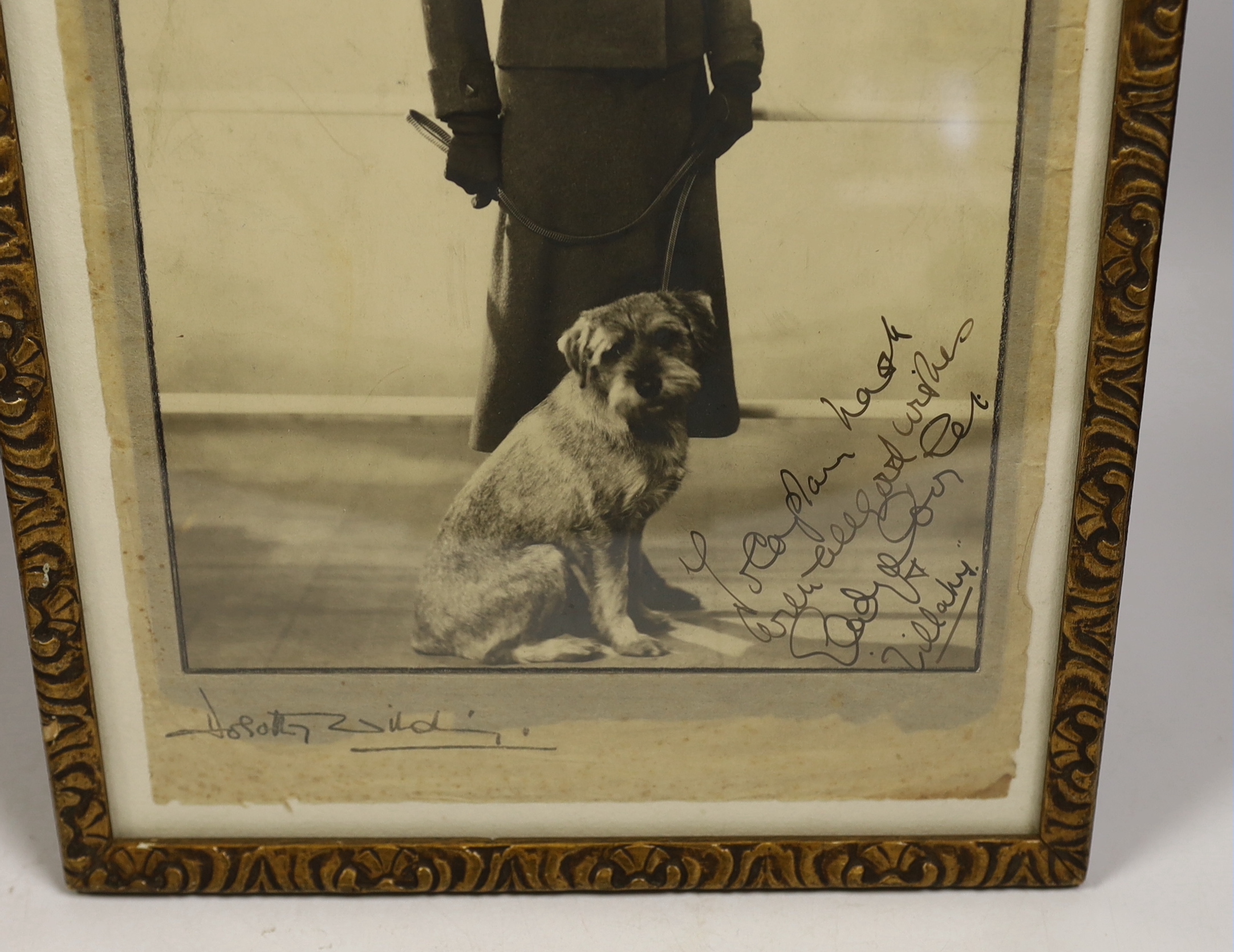 Autographed photograph, Gladys Cooper, frames and another